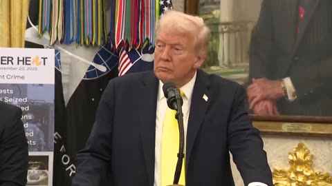 REPORTER: "On Venezuelan boats, why not have the Coast Guard stop them?"