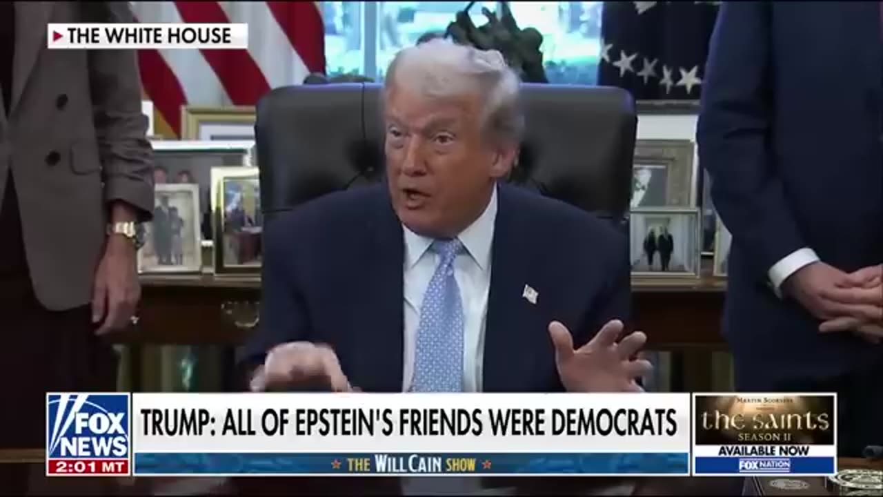 A 'DEM PROBLEM'_ Trump tries to turn tables in Epstein saga