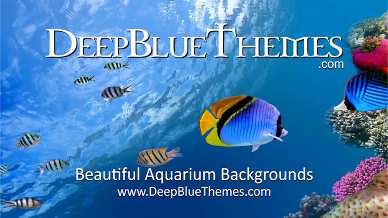 DeepBlueThemes.com Aquarium Backgrounds