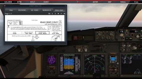 Landing in Oklahoma City (KOKC)