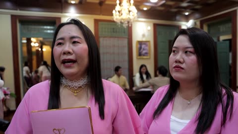 Thailand's same-sex couples tie the knot on Valentine’s Day