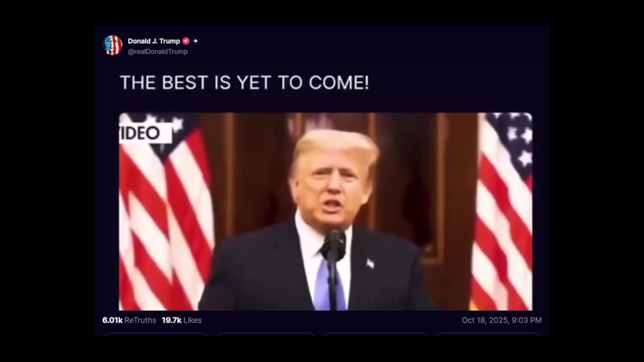 President Trump: The Best Is Yet To Come