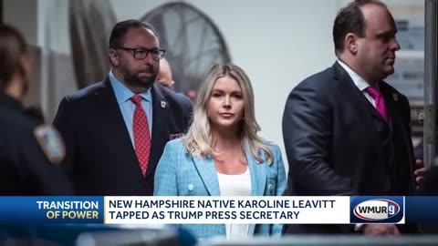 New Hampshire's Karoline Leavitt as White House press secretary