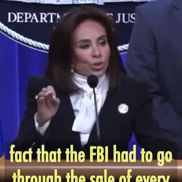 U.S. Attorney Jeanine Pirro delivers an update on the arrest of the January 6th pipe bomber.