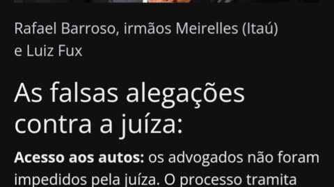 Escândalo envolvendo Fux, família Barroso e banco Itaú no maior calote judicial da história