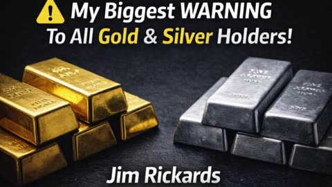 ⚠️ My Biggest WARNING to Every Gold & Silver Holder! 🟡⚪ | Jim Rickards