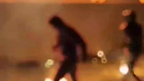 Protesters Set Fire to Islamic Services Building in Fardis, Iran