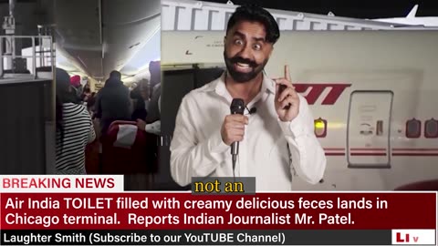 Air India TOILET lands in Chicago with its delicious feces for Americans