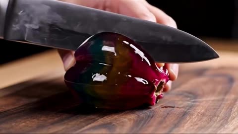 ASMR Glass Fruit Cutting | Most Relaxing & Satisfying Short Video 🎧 #Shorts #shoes #asmr #glassfood