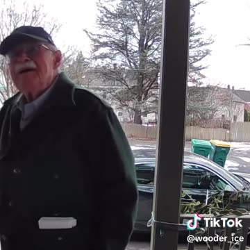 #DougsWinterParty : 85 yr old Bucks Country resident Doug invites neighbors to party til cops come