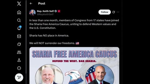 Rep. Keith Self: Sharia Law Is Fundamentally Opposed To The US Constitution And Our Ideas Of Individual Rights
