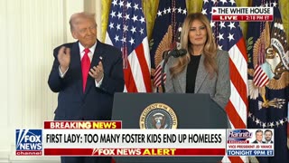 Melania Trump Receives Standing Ovation As She Joins President For Pro-Foster-Care Signing