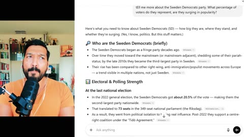 Harris Sultan - SWEDEN HAS A NEW RIGHT WING PARTY
