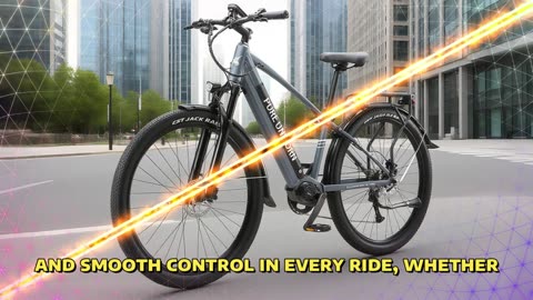 PURE UNICORN U6 Electric Bike 500W Mid Motor 48V 14Ah Battery Electric Bike