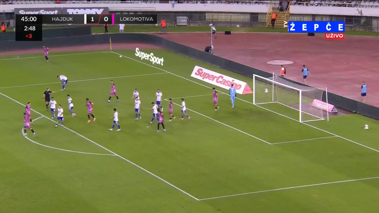 SHNL: HNK Hajduk Split - NK Lokomotiva Zagreb 18:45 sati