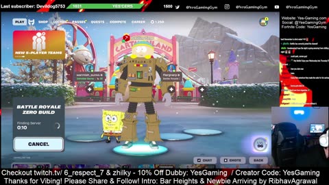 No Sweat on Yes GO! Daily Show with DjSo at YES! Gaming in Fishers