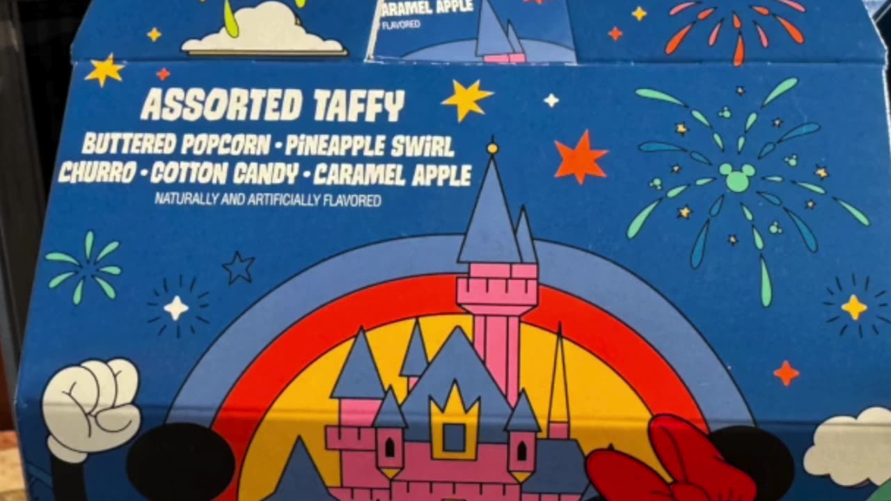 Disney Parks Mickey Mouse and Friends Box of Taffy #shorts