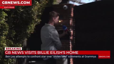 A reporter just went to Billie Eilish's LA mansion that according to HER is built on "stolen land