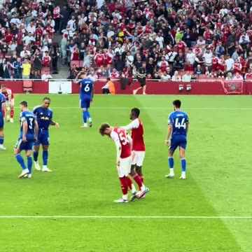 What a moment for 15-year-old Max Dowman! Shows unbelievable skill to weave past the defender and wi