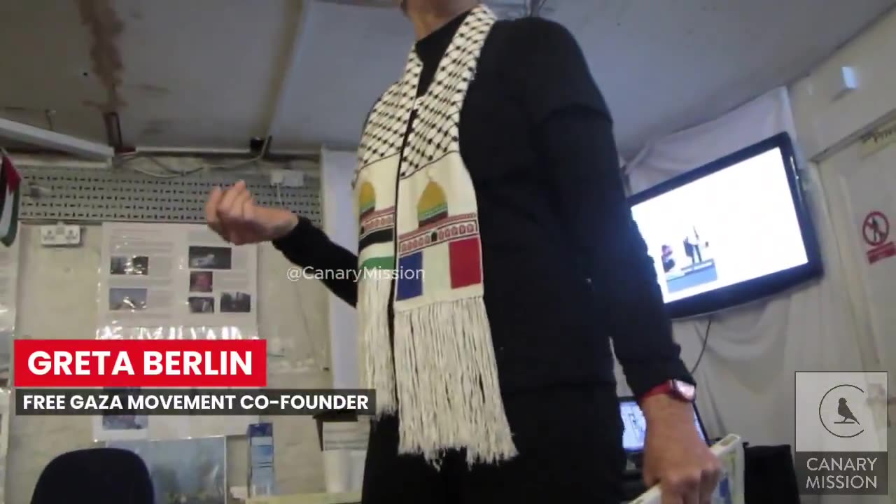 Greta Berlin, the co-founder of the Free Gaza Movement, now the Freedom Flotilla Coalition,