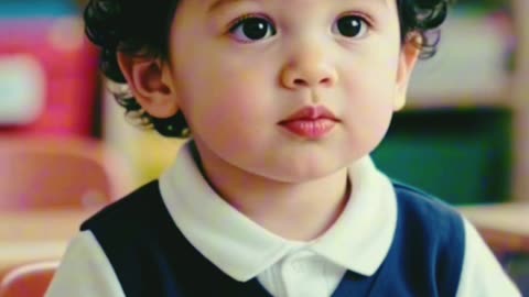 This Baby’s English Made the Whole Class Laugh 😂 | Cute School Moment