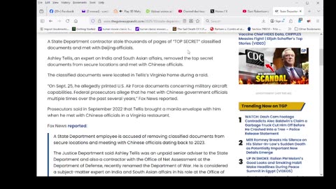 State Department Employee StealsTop Secret” Classified Documents, Meets with Chinese Officials