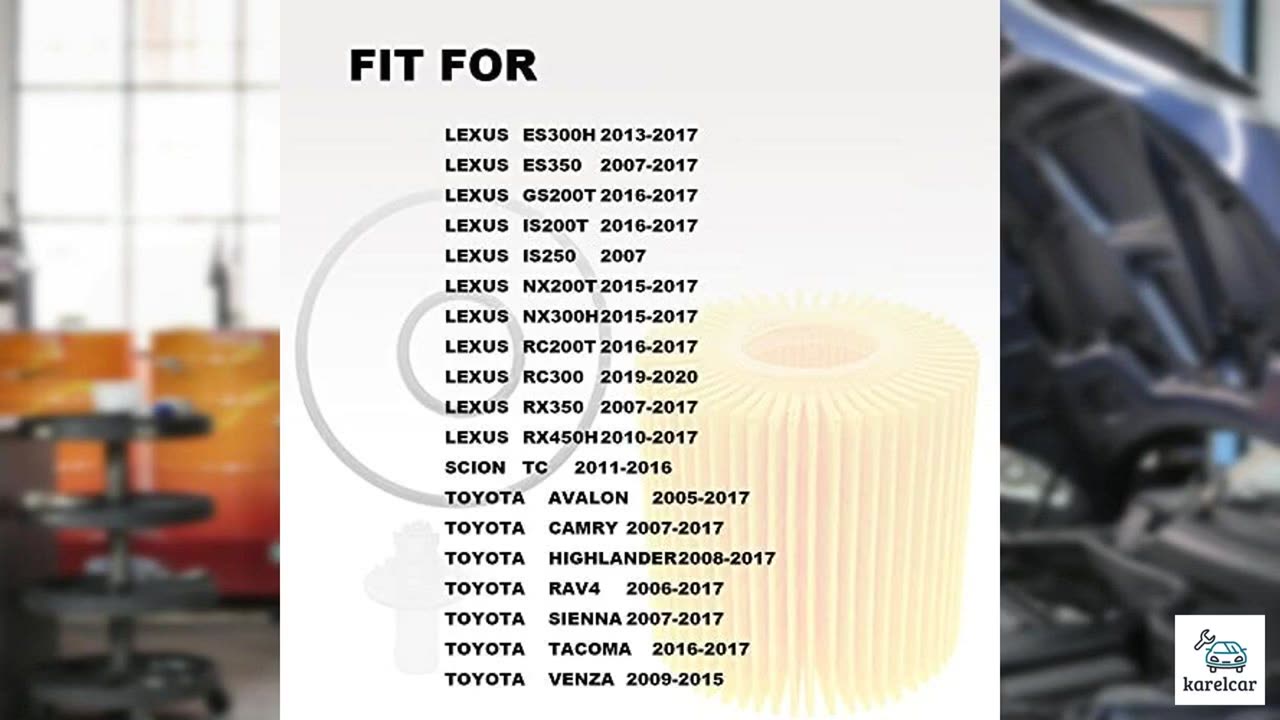 10 Pack Engine Oil Filter