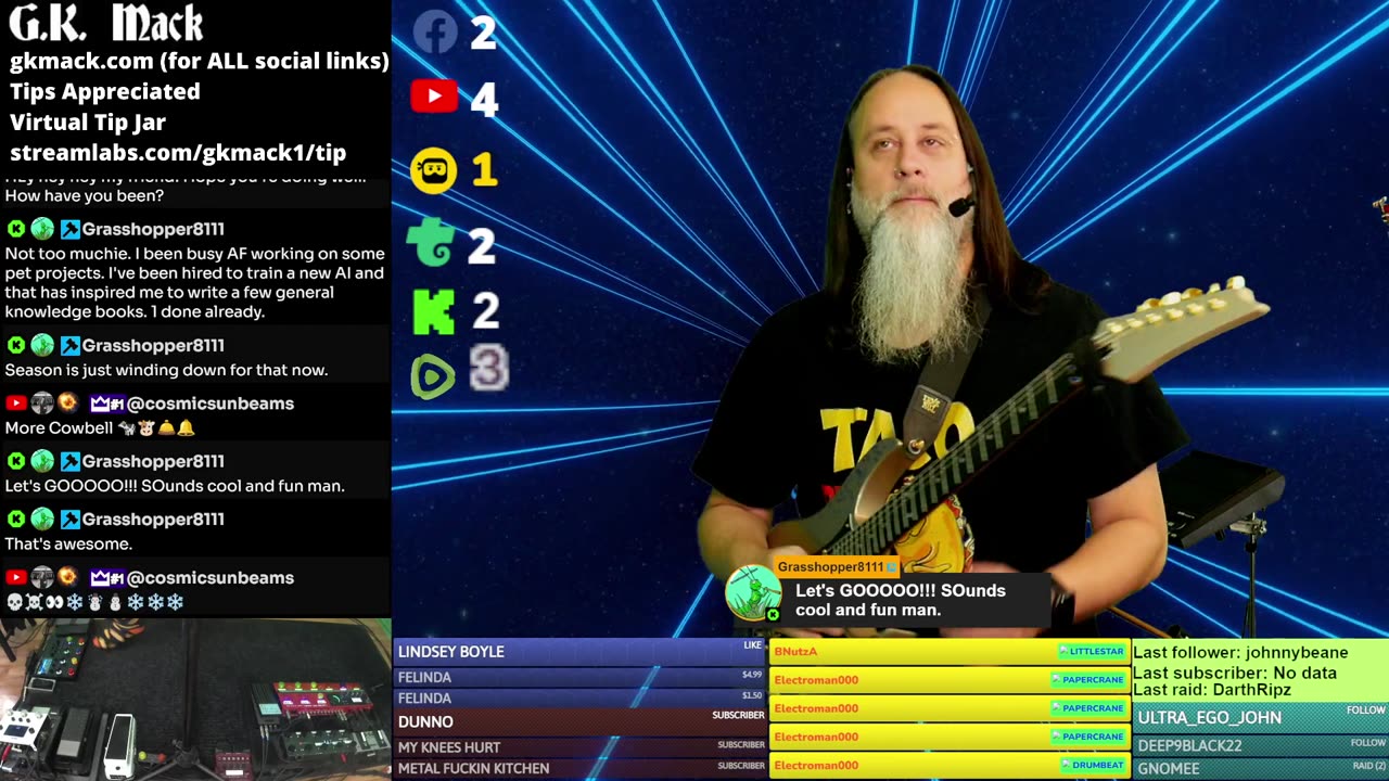 G.K. Mack Live Looping Jackassery & Rants MultiStream Saturdays #162 #Livelooping #Jackassery