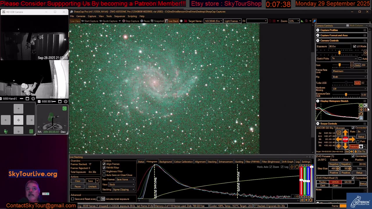 Hey The Arizona Starry Skies Await! The Universe LIVE in Real Time! Come Along!