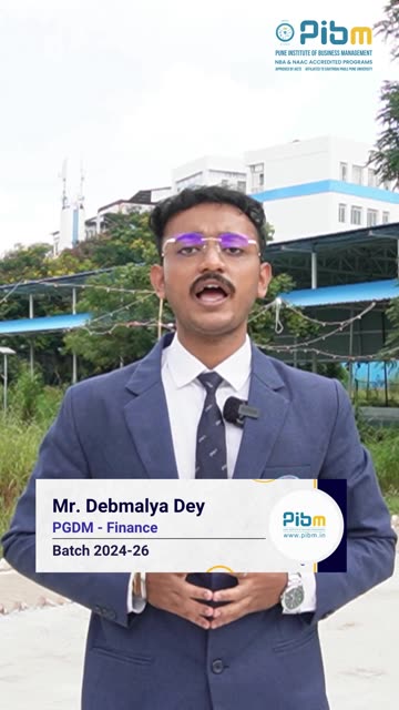 PIBM: Building Industry-Ready Finance Professionals - Debmalya Dey | MBA & PGDM Placements