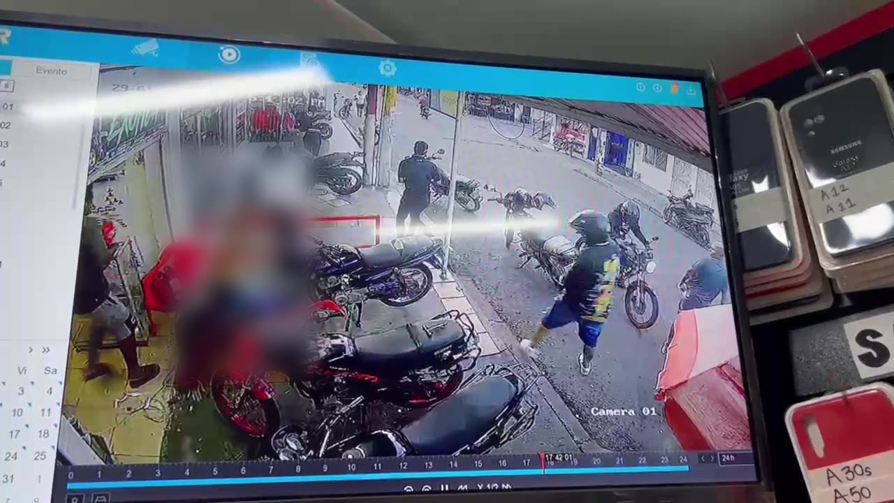 Así fue el ataque de sicarios en el que murió Andrés Villegas en un taller de motos en Santander