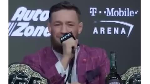 Conor laughs about crazy crypto statement