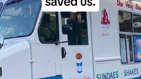 Ice cream saves the day.