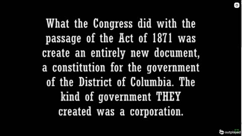 The Act of 1871 is abolished - Republic of America Forever Great!