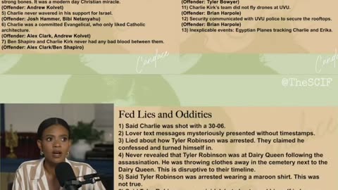 Candace Owens ON VERIFIED TPUSA, FED LIE and ODDITIES from the Charlie Kirk assassination