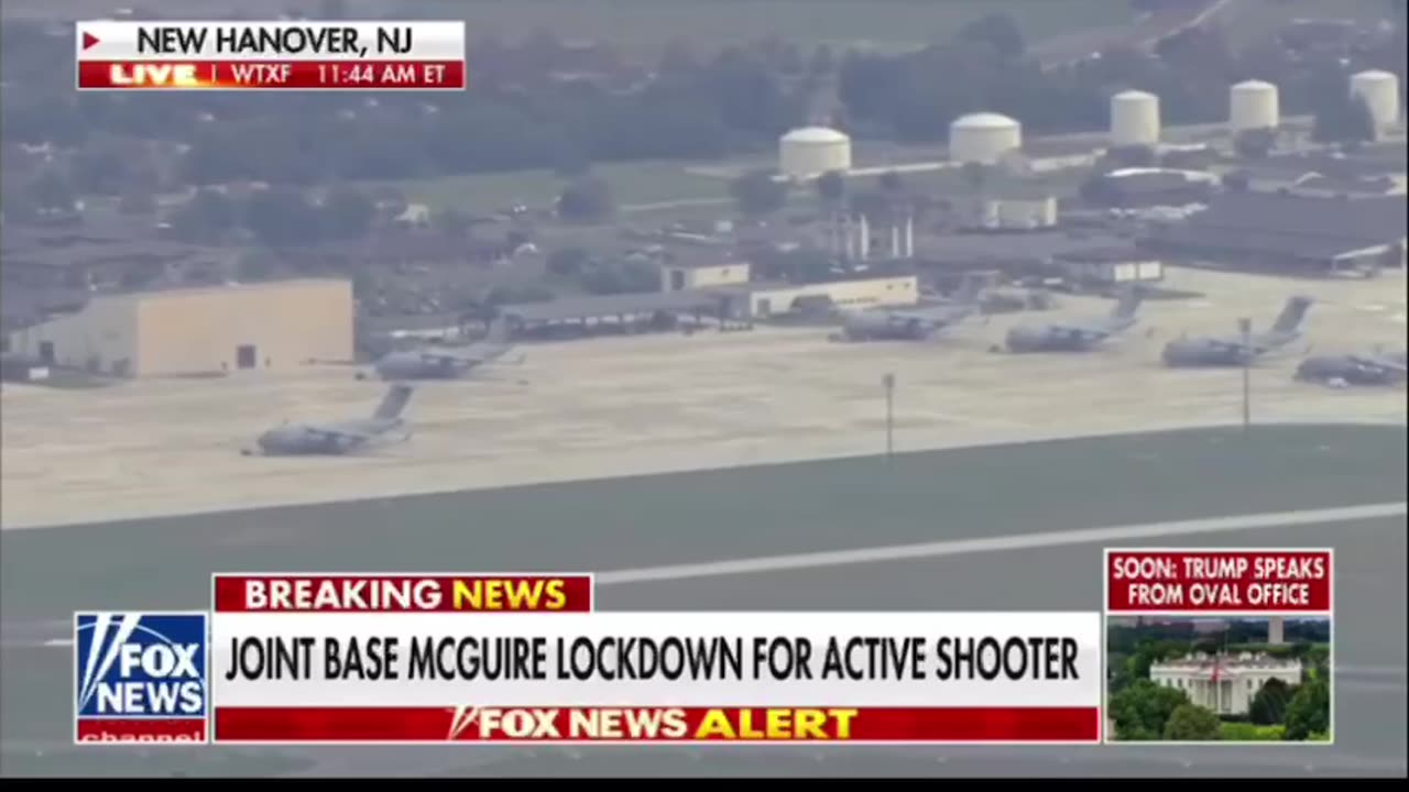 💥Here we go again! Joint BASE McGuire Lockdown for active SHOOTER (9.30.25) New Jersey