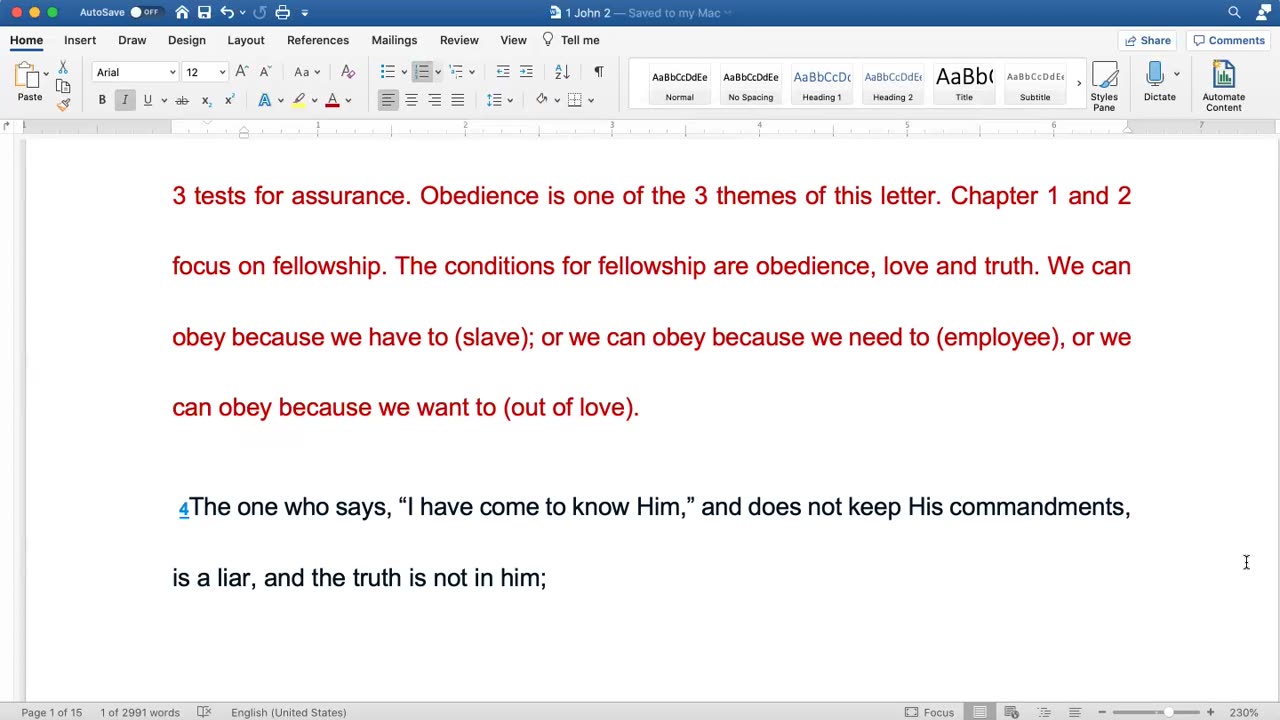 "I know Him; I abide in Him; I am in the Light"