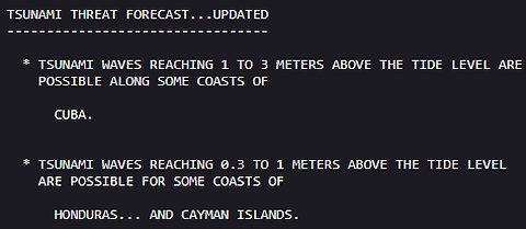 Western Puerto Rico tsunami sirens sound to warn residents. However, no