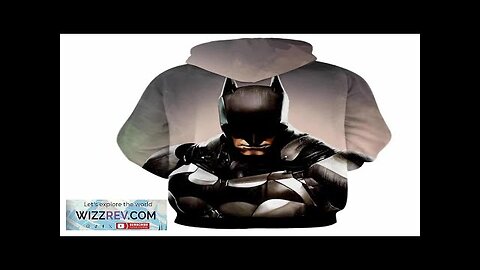 Batman Realistic Half Body Portrait Full Print Hoodie Review