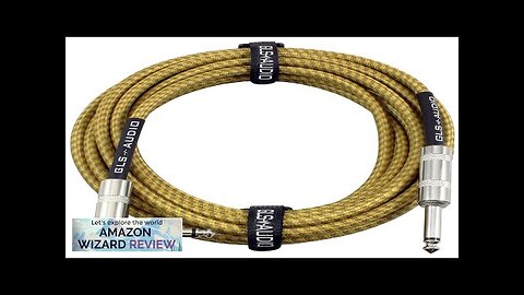 GLS Audio Instrument Cable Amp Cord for Bass & Electric Guitar Review