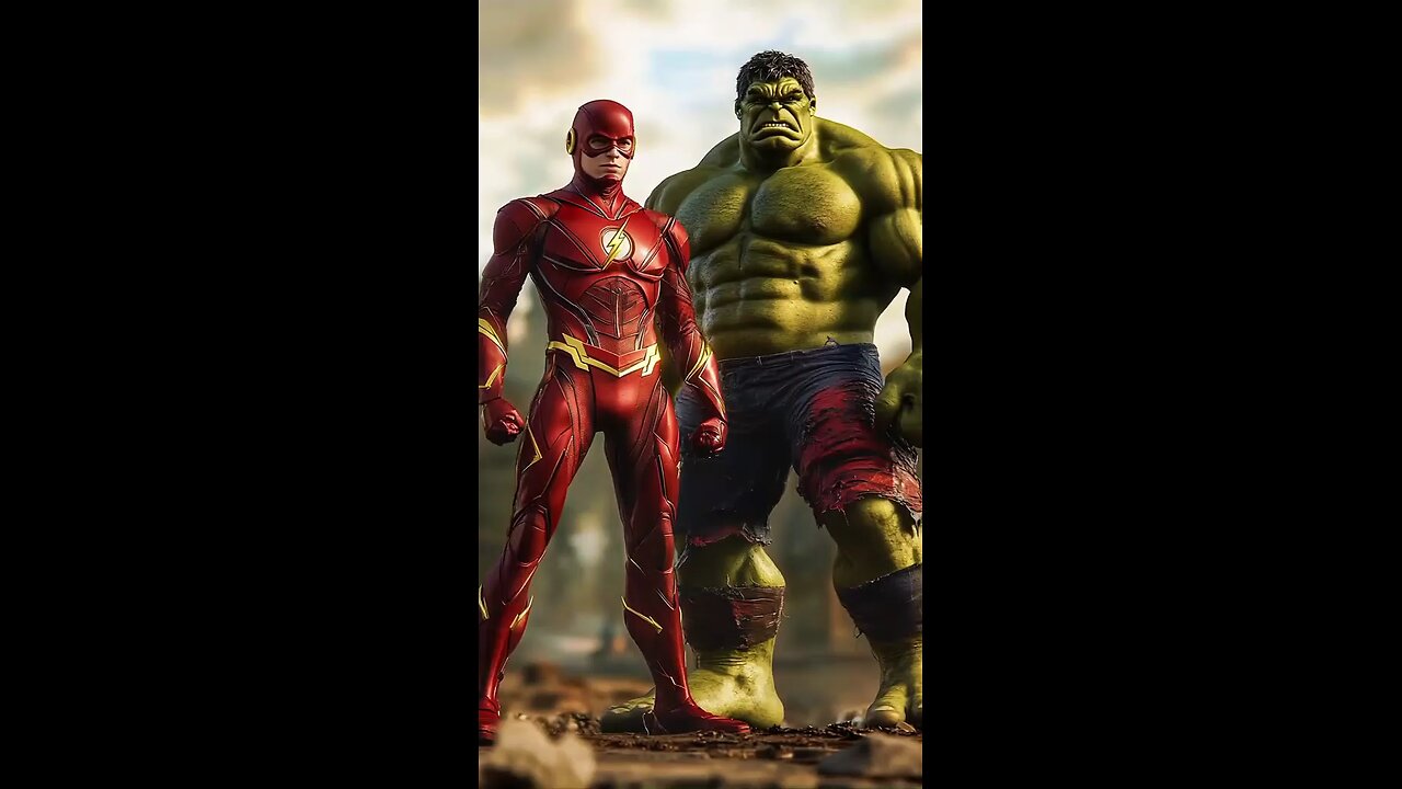 Flash and Hulk