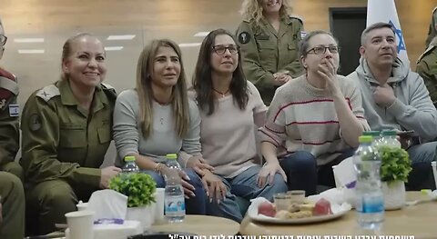Families of hostages see their children crossing to Israel.