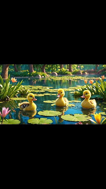 Ducklings Get SMART With Mother's Brain Training Challenge___