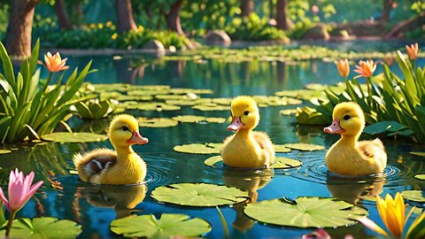 Ducklings Get SMART With Mother's Brain Training Challenge___