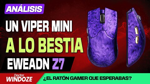 EWEADN Z7: ¿Viper Mini hipervitaminado? | Todas las características de este ratón gamer ultraligero