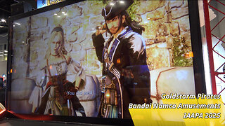Expertly Plundering Treasure In Goldstorm Pirates by Bandai Namco Amusements (IAAPA 2025)