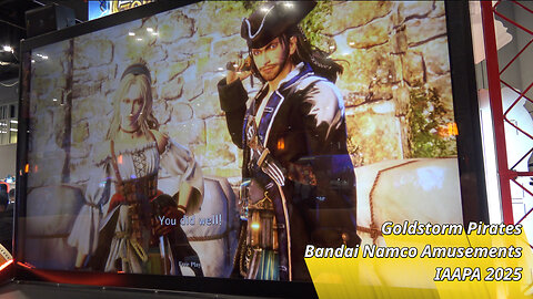 Expertly Plundering Treasure In Goldstorm Pirates by Bandai Namco Amusements (IAAPA 2025)