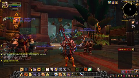 Warcraft | Troll priest and Troll warrior chilling and leveling. |