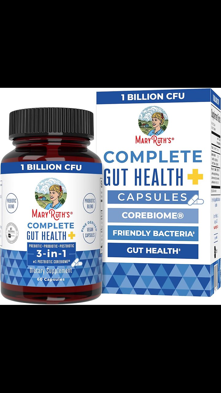 MaryRuth Complete Gut Health Capsules - 5 Probiotic Blend