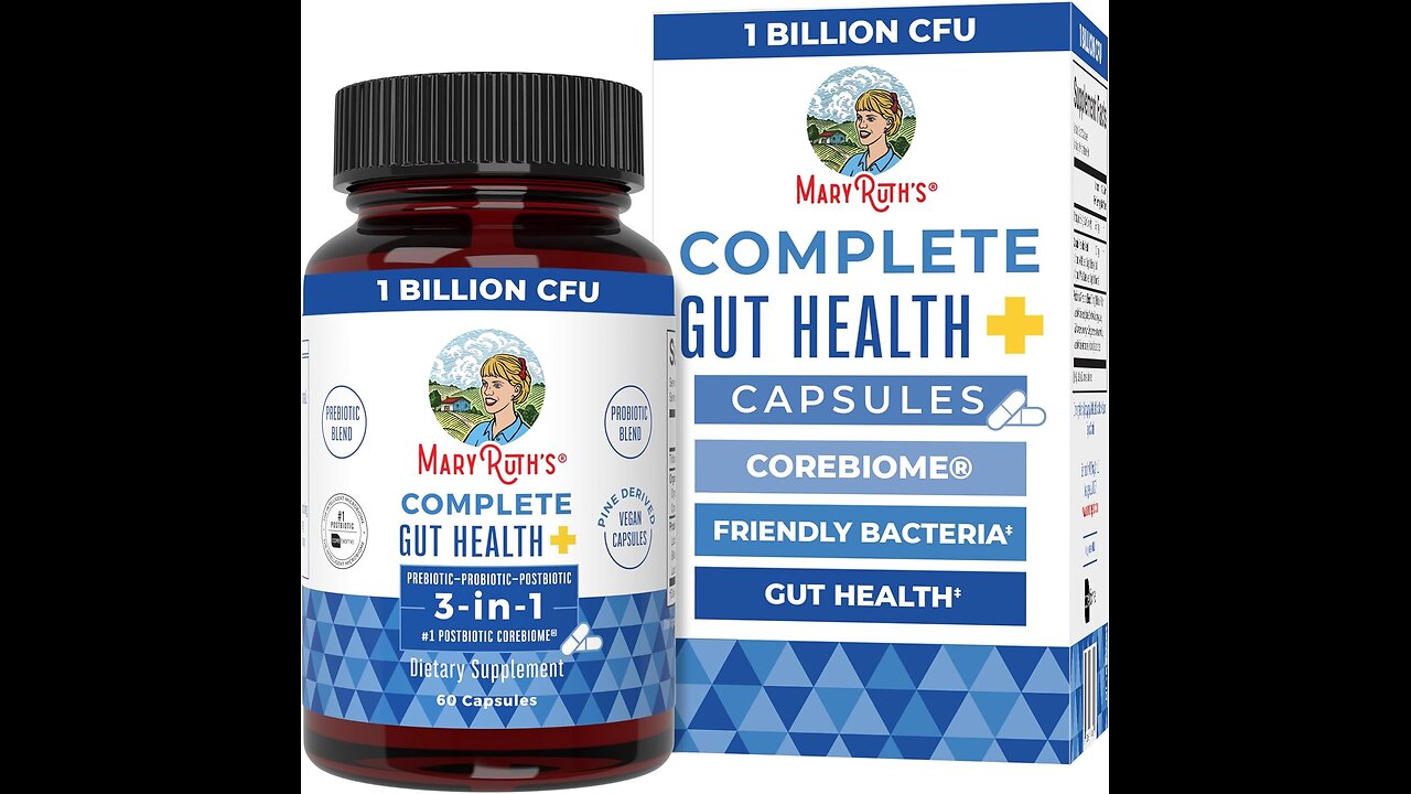 MaryRuth Complete Gut Health Capsules - 5 Probiotic Blend